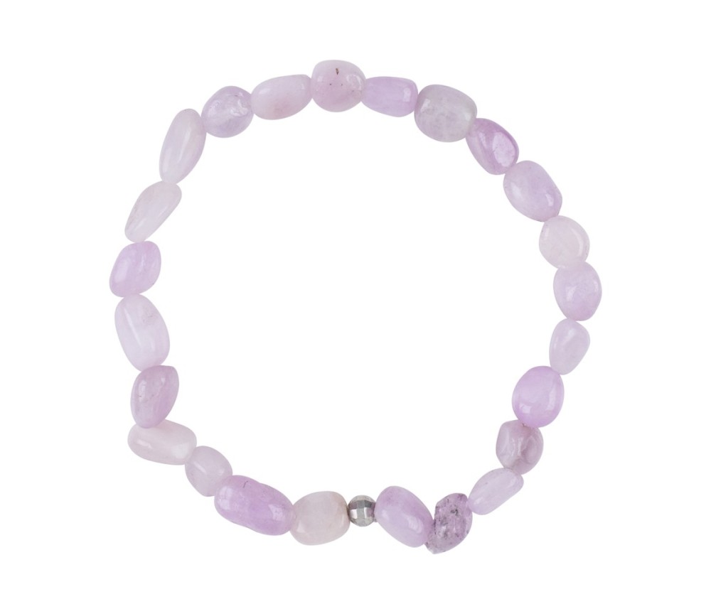 Armband - Kunzit, 06-08mm Nuggets