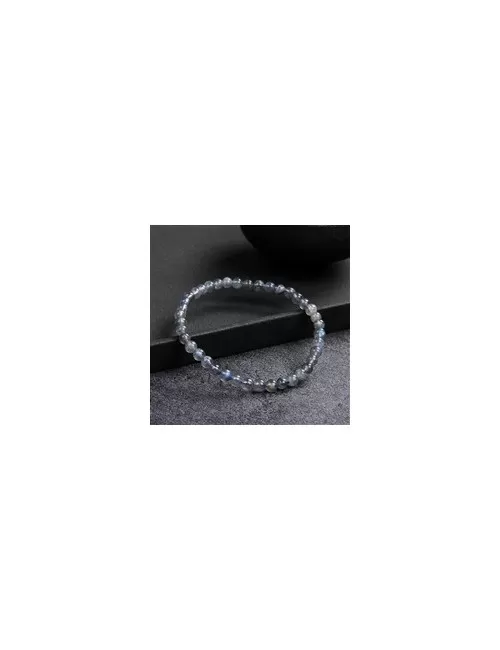 Armband - Labradorit (dunkel), 05mm Kugeln