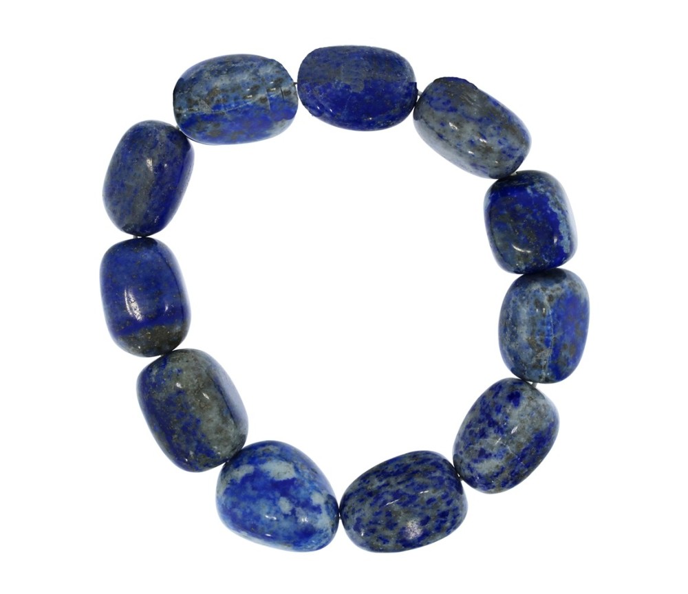Armband - Lapis Lazuli, 18 - 22mm Nuggets