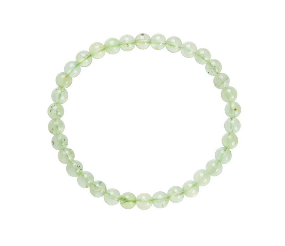Armband - Prehnit, 06mm Kugeln