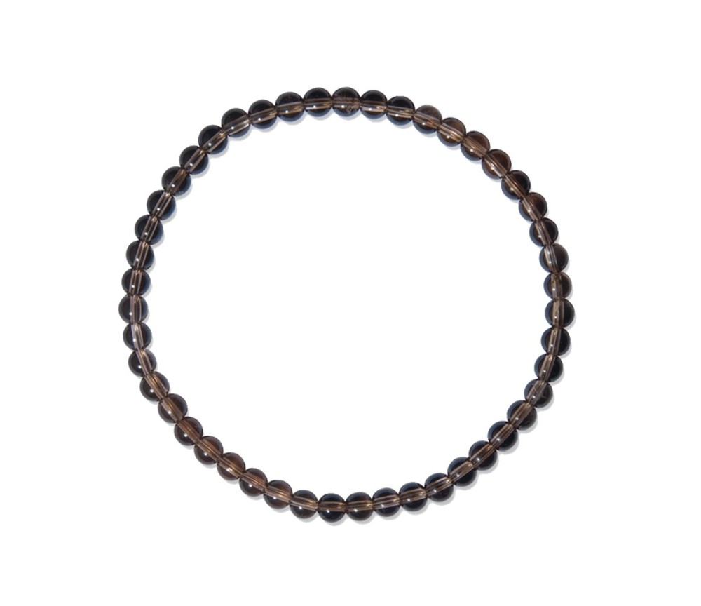 Armband - Rauchquarz, 04mm Kugeln