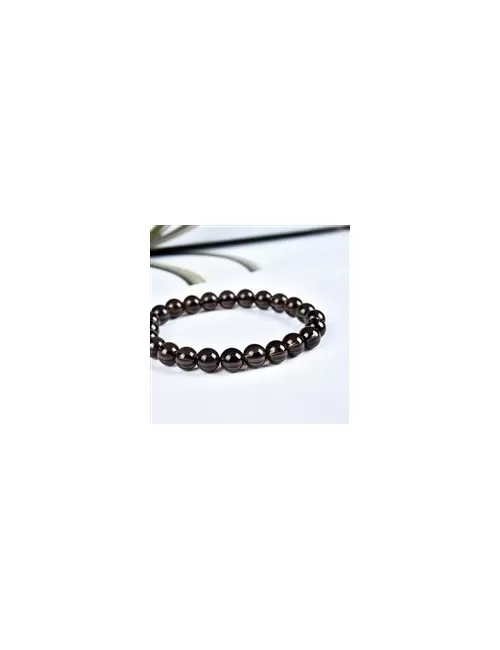 Armband - Rauchquarz, 08mm Kugeln