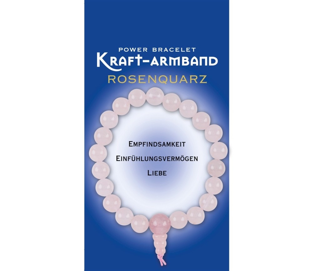 Armband - Kraft - Rosenquarz