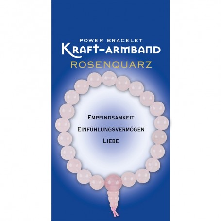 Armband - Kraft - Rosenquarz