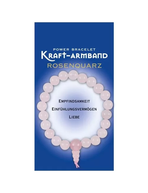 Armband - Kraft - Rosenquarz