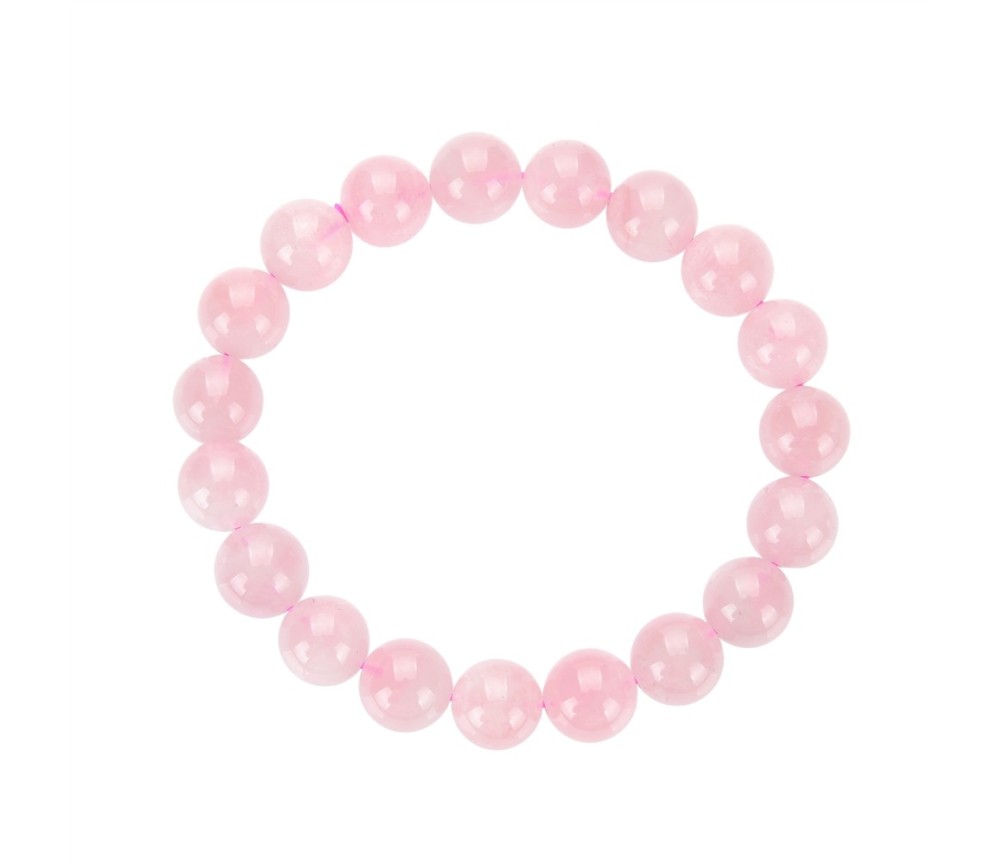 Armband - Rosenquarz extra, 11-12mm Kugeln