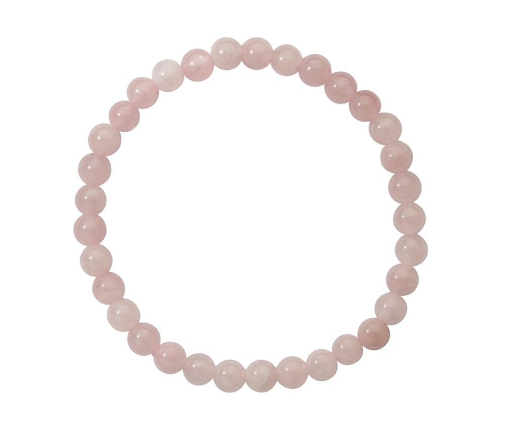 Armband - Rosenquarz, 08mm Kugeln