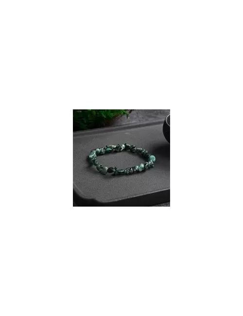 Armband - Smaragd, 08-10mm Nuggets
