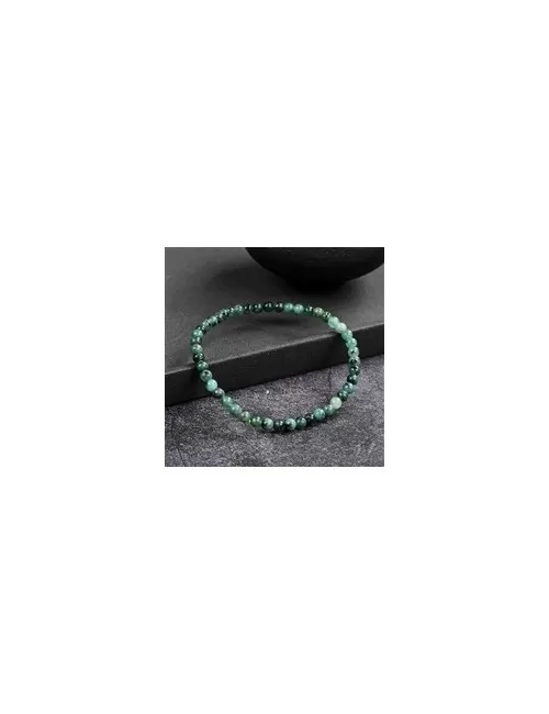 Armband - Smaragd, 04mm Kugeln