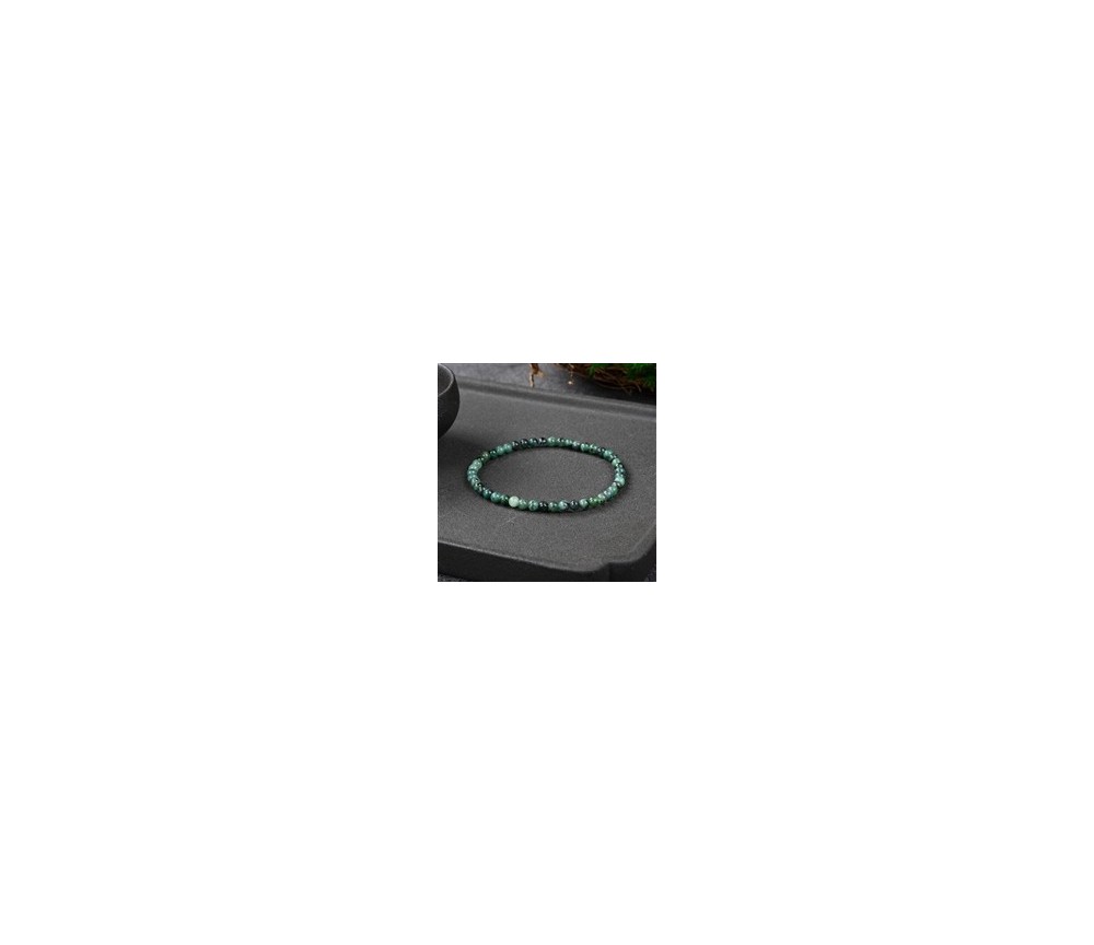 Armband - Smaragd, 04mm Kugeln