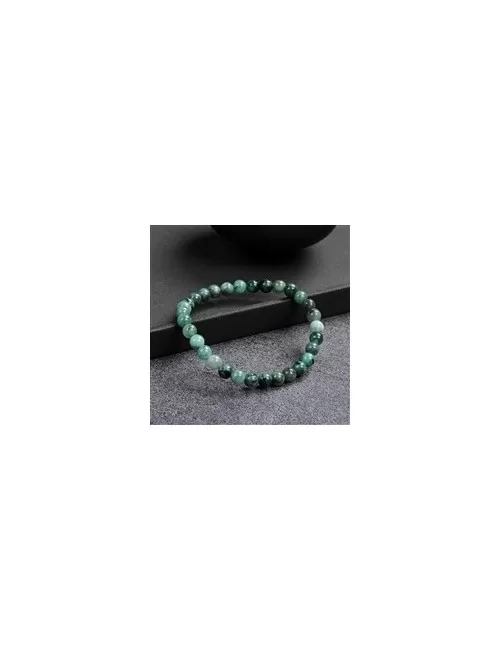 Armband - Smaragd, 06mm Kugeln