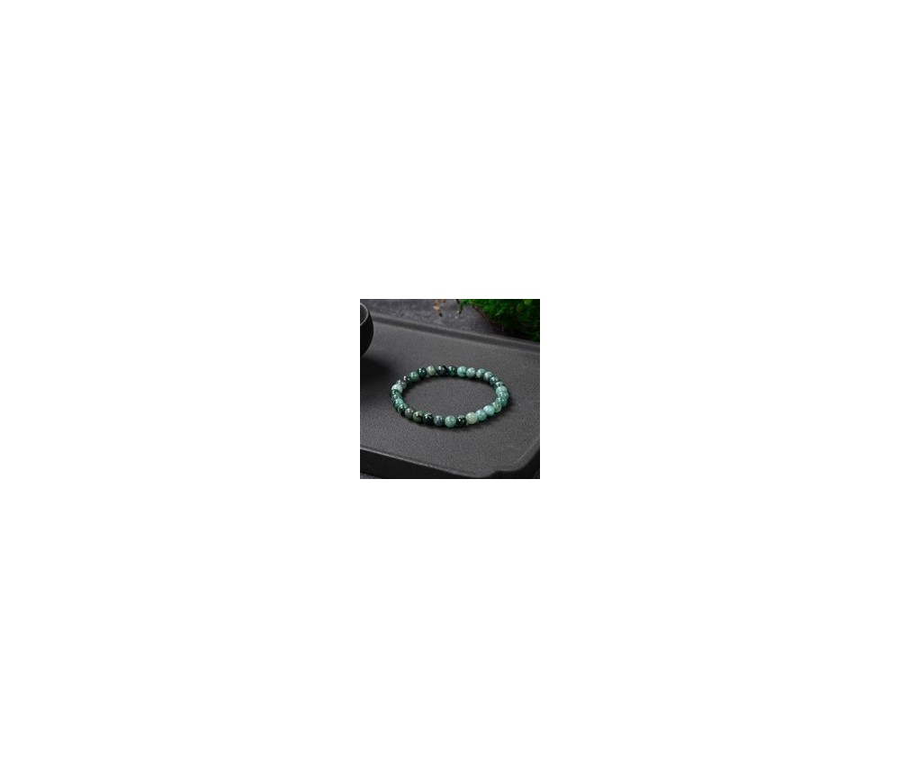 Armband - Smaragd, 06mm Kugeln