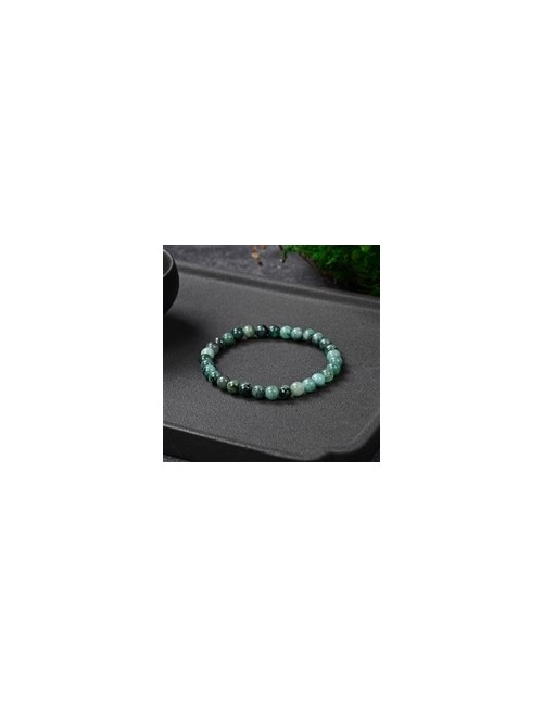 Armband - Smaragd, 06mm Kugeln