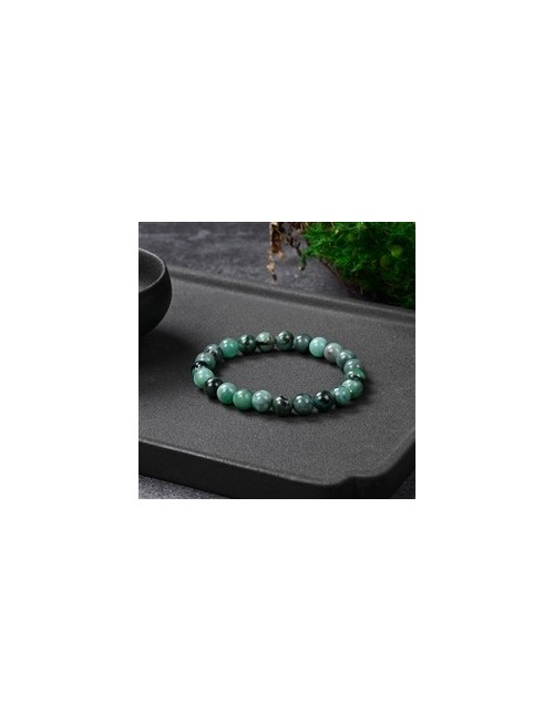 Armband - Smaragd, 08mm Kugeln