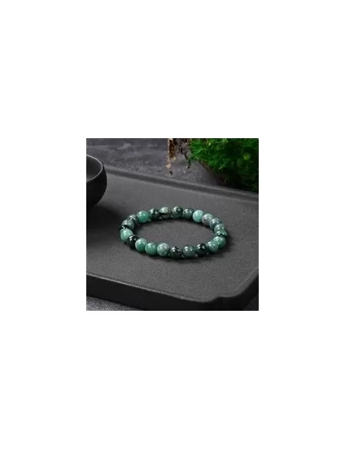 Armband - Smaragd, 08mm Kugeln