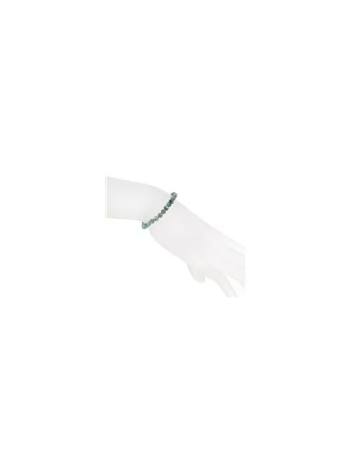 Armband - Smaragd, 05mm Kugeln, facettiert