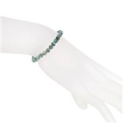 Armband - Smaragd, 05mm Kugeln, facettiert