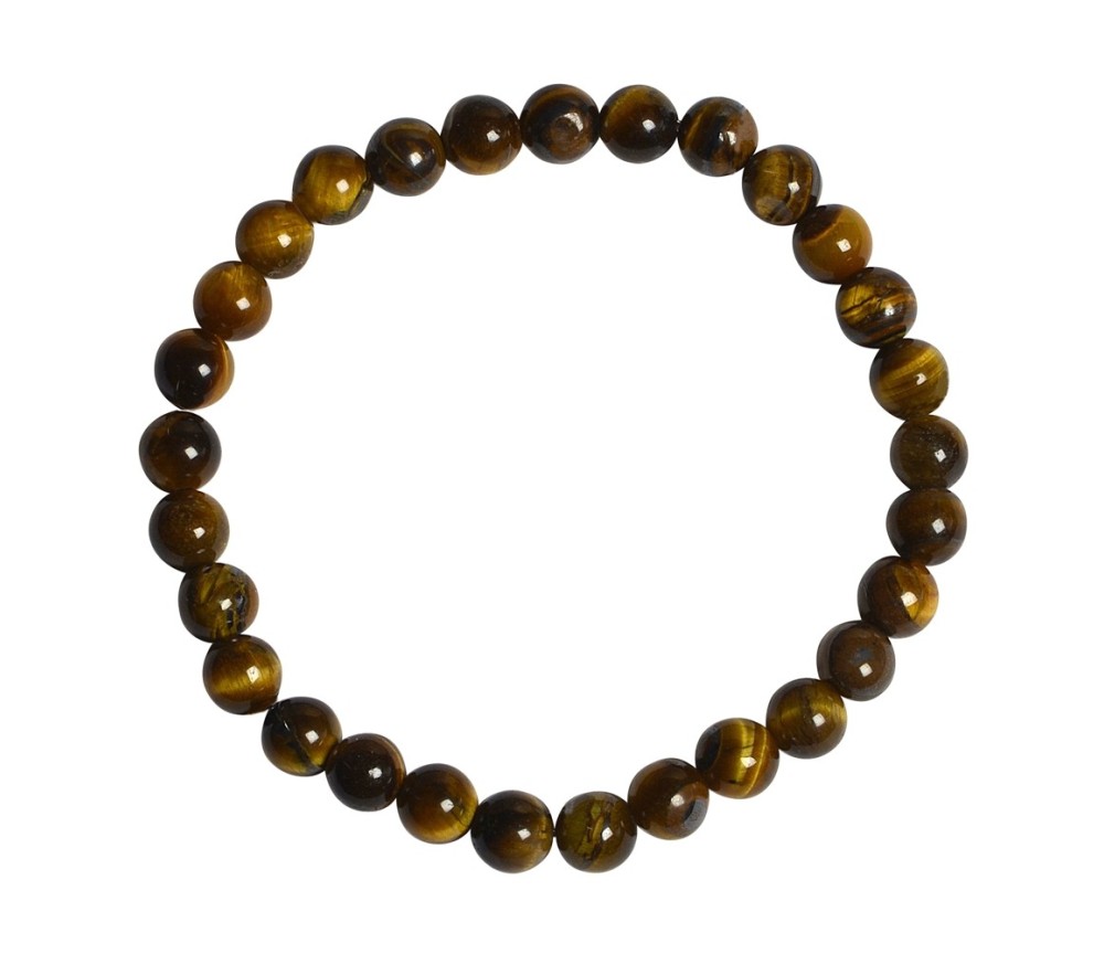 Armband - Tigerauge, 06mm Kugeln
