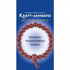 Armband - Kraft - Jaspis (rot)