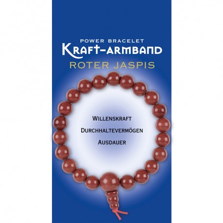 Armband - Kraft - Jaspis (rot)