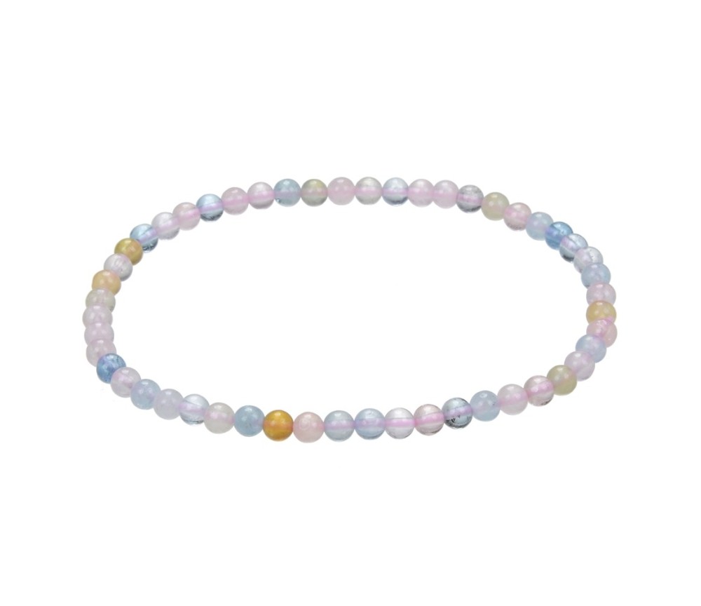 Armband - Morganit, 04mm Kugeln