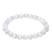 Armband - Selenit, 08mm Kugeln
