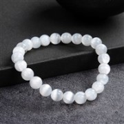 Armband - Selenit, 08mm Kugeln