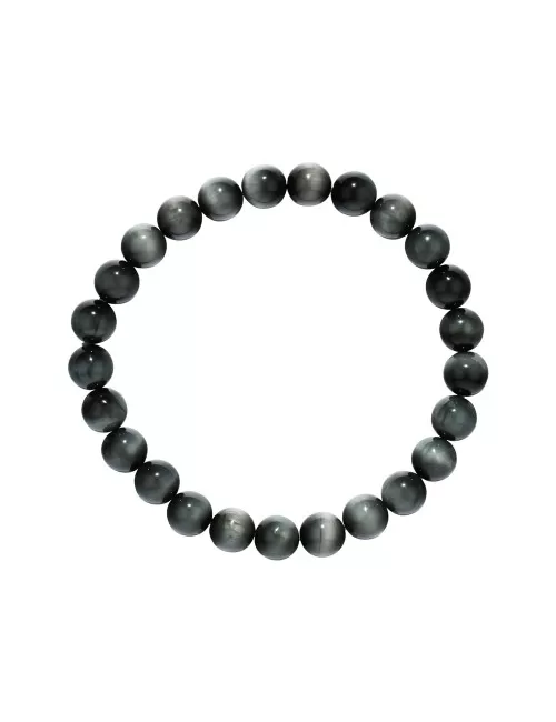 Armband - Quarz-Katzenauge, 08mm Kugeln