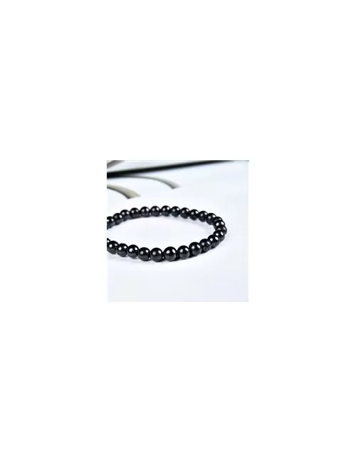 Armband - Schungit, 06mm Kugeln