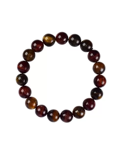 Armband - Tigerauge (gemischt), 10mm Kugeln