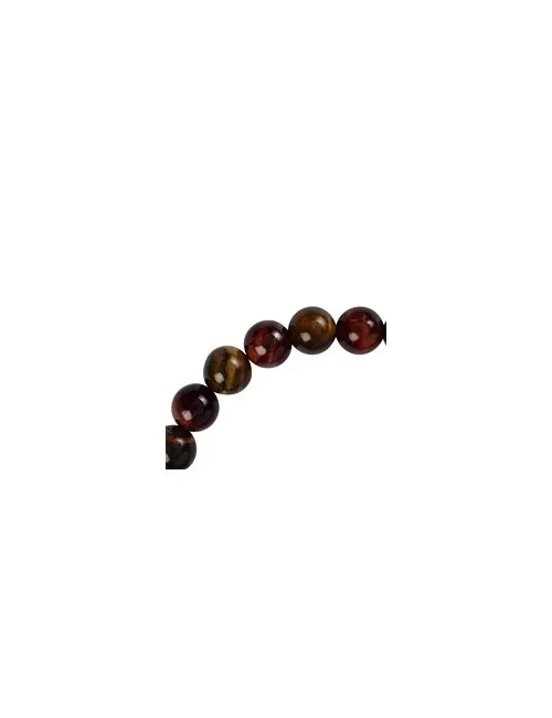 Armband - Tigerauge (gemischt), 10mm Kugeln