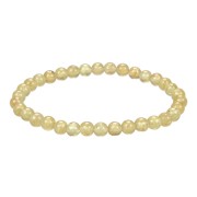 Armband - Apatit (gelb), 06mm Kugeln