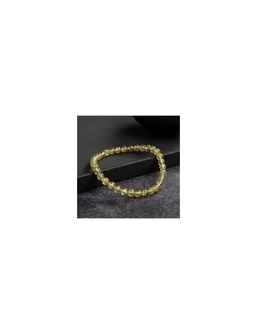 Armband - Apatit (gelb), 06mm Kugeln