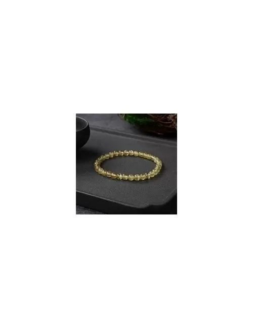 Armband - Apatit (gelb), 06mm Kugeln