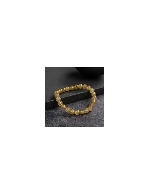 Armband - Apatit (gelb), 08mm Kugeln