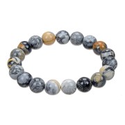 Armband - Maligano-Jaspis, 10mm Kugeln, 19cm