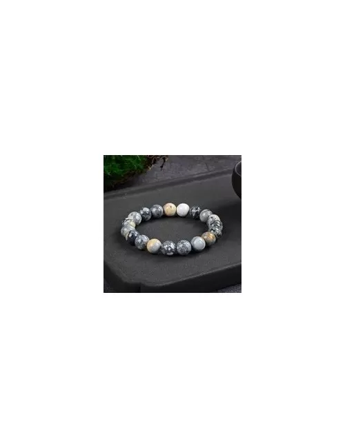 Armband - Maligano-Jaspis, 10mm Kugeln, 19cm