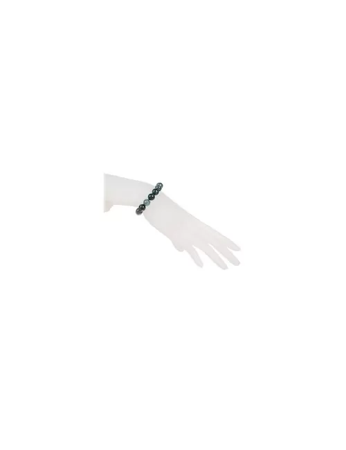 Armband - Ozelot-Jaspis, 10mm Kugeln, 19cm