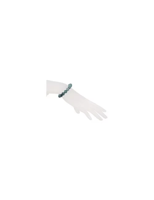 Armband - Ozelot-Jaspis, 10mm Kugeln, 21cm