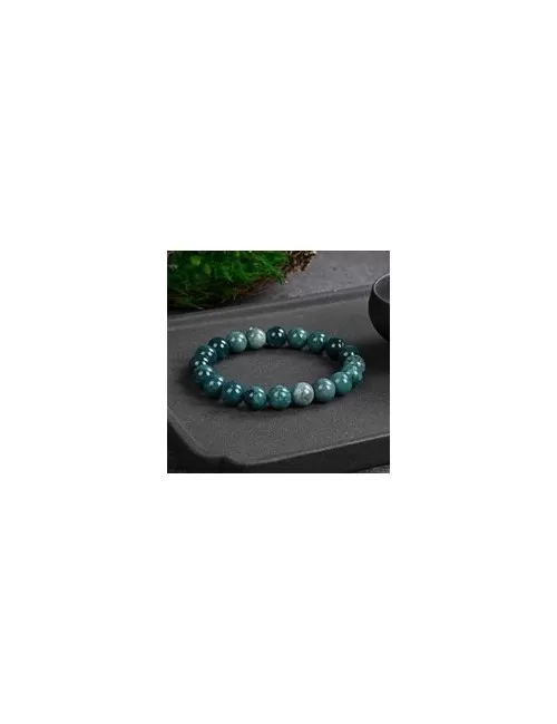 Armband - Ozelot-Jaspis, 10mm Kugeln, 21cm