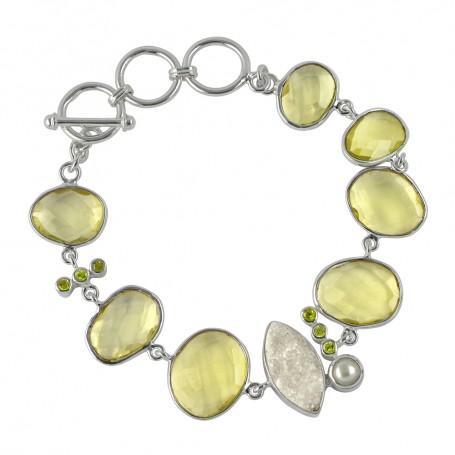 Armband - Lemoncitrin fac.