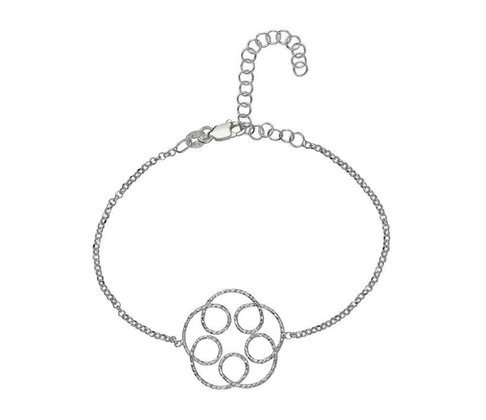 Armband - Glücksband Blüte, 16 - 21cm