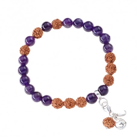 Armband - Edelsteinmala - Amethyst (Innerer Friede)