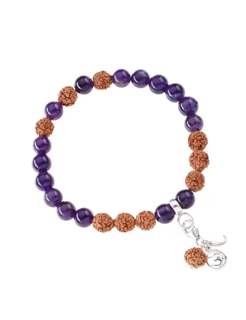 Armband - Edelsteinmala - Amethyst (Innerer Friede)