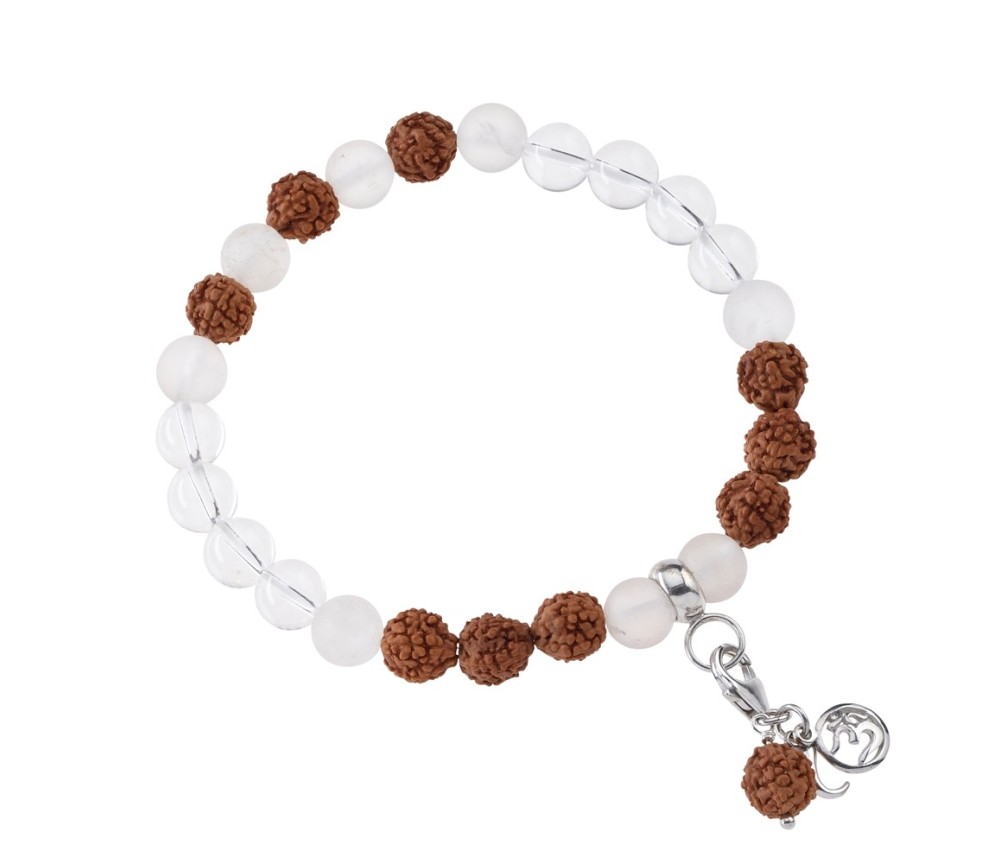 Armband - Edelsteinmala - Bergkristall (Klarheit)