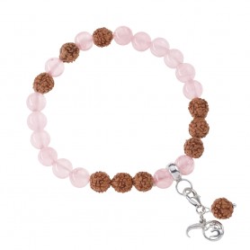 Armband - Edelsteinmala - Rosenquarz (Liebe)