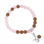 Armband - Edelsteinmala - Rosenquarz (Liebe)