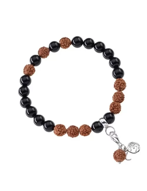 Armband - Edelsteinmala - Schörl (Schutz)