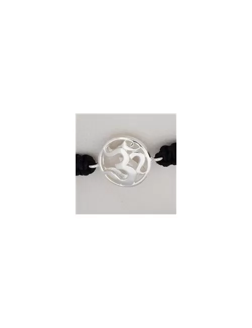 Armband - Makramee, Om-Symbol