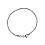 Armband - Funkel - Silber rhodiniert, 2,3 x 19cm